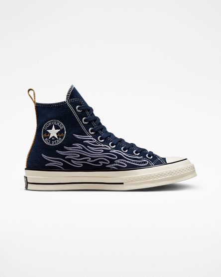 Tenis Converse Chuck 70 Workwear Denim Cano Alto Masculino Obsidiana Azul Anil | PT K01P834